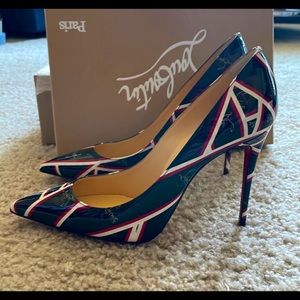 Christian Louboutin Kate Patent Ribbon Pumps EU 38.5
